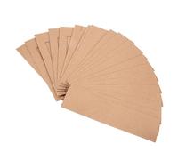 FOMIYES Lot de 20 Tubes D’Emballage en Papier Kraft Fenêtre, Porte-Stylo Simple Écologique, Étui à Stylo Transparent, Paquet de Rangement pour Stylos pour École, Bureau et Usage Quotidien