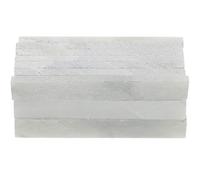 FOMIYES Lot de 21 Crayons en Stéatite Blanche Naturelle Format Plat 68X8X42 MM Marqueurs pour Soudage Recharges pour Stylo en Stéatite Craies de Soudage Légères et Solide