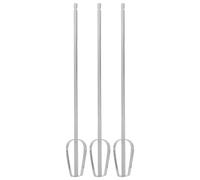 FOMIYES Lot de 3 Accessoires pour Batteur à Main 300 en Acier Inoxydable, Tiges de Mélange Allongées pour Mixeur Électrique, Compatibles Perceuse Portable, la Cuisine Réutilisable