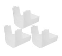 FOMIYES Lot De 3 Caches Pour Hotte Aspirante Abat-Jour Protection Pour Lampe De Hotte Cache Pour Lampe De Pour De De Cuisine Blanc