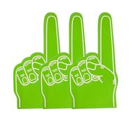 FOMIYES Lot de 3 Doigts en Mousse EVA Verts pour Cheerleading Accessoires Légers et Confortables pour Événements Sportifs et Soutien D’Équipe