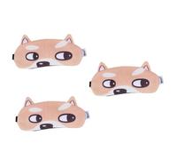 FOMIYES Lot de 3 Masques pour Les Yeux de Dessin Animé Bandeau pour Les Yeux Tissu Doux sans Frottement Rafraîchissant Chauffant Taille Universelle
