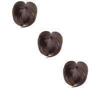 FOMIYES Lot De 3 Perruques Courtes Et Lisses Pour Femme Pour Une Couverture Des Cheveux Gris Légèrement Abîmés