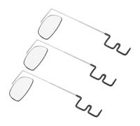 FOMIYES Lot de 3 Rétroviseurs de Vélo pour Lunettes de Soleil Miroir Plat Réglable Multi-Angles Léger et Compatible Lunettes de Cyclisme pour Vélo de Route et Vtt en Extérieur