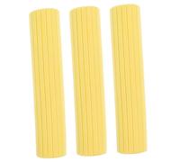 FOMIYES Lot De 3 Têtes De Balai Éponge Absorbantes, Recharge 28 Cm en Mousse Jaune, Nettoyage Sols Carrelés, Bois, Stratifié, Salle De Bain Et Garage, Accessoire Pratique pour Ménage Quotidien