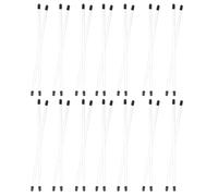 FOMIYES Lot de 30 Tubes Porte-échantillons de Parfum Longs en Acrylique Transparent Récipient Portable pour Bâtonnets de Parfum Pratique pour Usage Maison et Voyage