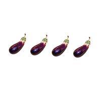 FOMIYES Lot De 4 Broches Anti- En Forme D'Aubergine Pour Femme Épingle De Sûreté Épingle À Châle Clip De Pull Épingle Décorative Épingle À Vêtements Épingle À Col