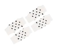 FOMIYES Lot de 4 Chaussettes Antidérapantes pour Chiens Petits, en Tissu Doux pour Peau Sensible, Motifs Blancs à Pois, Protections Chaudes pour Articulations et Pattes, Adaptées Usage