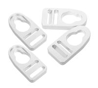 FOMIYES Lot de 4 Clips de Fixation en Aluminium pour Sangles de Siège de Kayak Boucles de Rechange Résistantes à L’Eau Accessoires Universels pour Réparation et Maintien Sécurisé Lors