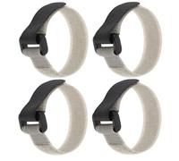 FOMIYES Lot de 4 Colliers Anti-Chant de Coq Réglables en Matériau Confortable Gris, Colliers Silencieux pour Poulets, Canards et Oies, Contrôle du Bruit des Volailles en Élevage Quotidien