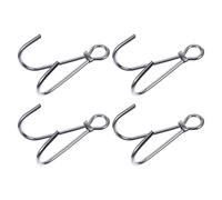 FOMIYES Lot de 4 Crochets de Plongée Double en Acier Inoxydable 316 Crochets de Dérive pour Plongée sous-Marine Fixation Sécurisée pour Bateau Milieu Marin