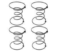 FOMIYES Lot de 4 Ressorts de Remplacement pour Canapé, Hauteur 15 Cm, Clips Métalliques pour Fauteuils Inclinables et Matelas, Accessoires Robustes pour Réparation et Réhausseur de