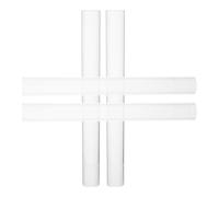 FOMIYES Lot de 4 Rouleaux à Modeler en Acrylique Transparent 2 Creux Légers et 2 Pleins Solides Outils de Modelage D’Argile Polymère pour Sculpture Pâtisserie et Loisirs Créatifs