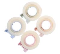 FOMIYES Lot de 4 Rubans Correcteurs Invisibles Multicolores avec Mini-Distributeur Compact Ruban Adhésif pour Correction Scolaire Bureau et Loisirs Créatifs Finition Lisse et Usage