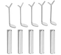 FOMIYES Lot de 5 aimants cylindriques en forme d'œil de chat pour nail art, bâtons magnétiques avec guide en Y, pour usage domestique et en salon.