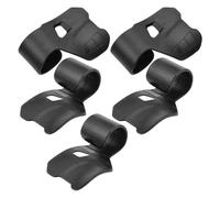 FOMIYES Lot de 5 Clips D'accélérateur Noirs Universels pour Moto et Vélo Électrique, Poignée D'assistance Régulateur de Vitesse, Accessoire de Guidon pour Conduite Longue Distance,