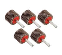 FOMIYES Lot de 5 Disques Abrasifs à Lamelles 30 MM Tige Grain 120 Disque de Polissage pour Métaux Accessoire pour Meuleuse pour Ponçage et Décapage Rouille