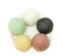 FOMIYES Lot De 5 Éponges Nettoyantes En Coton Pour Le Visage Éponges Au Charbon De Bois Éponges Nettoyantes Pour Le Visage