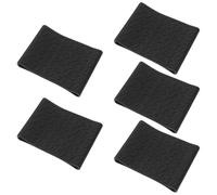 FOMIYES Lot de 5 Manchons de Protection Antichocs pour Tondeuse Vintage, Poignée Silicone Antidérapante, Taille Moyenne Noire, Accessoires pour Tondeuses de Salon, Manchon Résistant