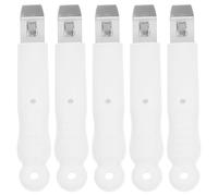 FOMIYES Lot de 5 Ouvre-bouteilles Mini en Acier Inoxydable Blanc, Ouvre-flacons Médicaux Polyvalents pour Liquides Oraux, Outil Pratique pour Domicile, Hôpital et Pharmacie, Compatible