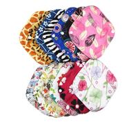 FOMIYES Lot De 5 Serviettes Hygiéniques Réutilisables Tapis Dallaitement Lavables Ailes Et Boutons-pression Pour Une Fixation Facile