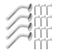 FOMIYES Lot de 50 Goupilles de Sécurité L Galvanisées en Fer 5 MM M5 pour Rayonnages à Palettes Boulons Robustes pour Fixation Industrielle Sécurisée en Entrepôts