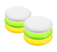 FOMIYES Lot de 6 Disques de Golf de Grosse Taille pour Débutants Kit de Disc Golf Driver Putter et Mini Marqueurs Couleur Blanche Jaune et Verte Accessoires Légers et Portables pour