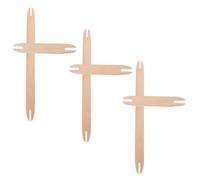 FOMIYES Lot de 6 Navettes de Tissage en Bois Outils de Tricot DIY pour Écharpes Pulls et Tapisseries Taille Petite et Grosse Kit Léger et Portable pour Loisirs Créatifs à Domicile