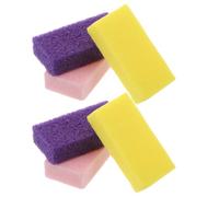 FOMIYES Lot de 6 pierres ponces pour les pieds : exfoliant double face pour éliminer les callosités et les peaux mortes, lisseur de talons, indispensable pour la salle de bain.