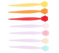 FOMIYES Lot de 7 Brosses Exfoliantes Visage en Silicone Souple de Patte de Chat Couleurs Assorties Double Face Brosse à Points Noirs et Pores Outil de Nettoyage pour Usage Quotidien