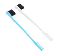 FOMIYES Lot De 8 Pinceaux à Sourcils Et Cils Double Embout, 8 Pièces, Taille Standard, Brosse Et Peigne à Maquillage, Multi-couleurs Blanc Et Bleu Ciel, Pour Toilettage Précis Des Sourcils Et Cils