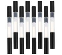 FOMIYES Lot de 8 Stylos à Ongles Transparents à Spirale Vides, Applicateur de Gloss Et D'huile pour Cuticules.