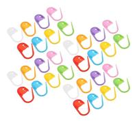 FOMIYES Lot de 80 Marqueurs de Mailles Multicolores pour Tricot et Crochet, Accessoires Plastiques Légers et Réutilisables, Boîte de Rangement Compacte pour Projets Diy, Couleur