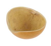 FOMIYES Louche à Eau en Calebasse Naturelle Jaune Petite Taille 12-16 Cm Pelle à Eau Cuisine Multifonctionnelle Outil Pratique pour Vaisselle