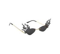 FOMIYES Lunettes De Soleil Lunettes De Fête Mode Rétro Nouveauté Flamme Fausses Lunettes Drôles Lunettes Fun Lunettes Carnaval Lunettes En Forme Dames Amour Fête Lunettes Costume Rave