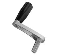 FOMIYES Manivelle Manuelle Argentée Courte à Six Dents pour Étendoir à Linge, Accessoire Robuste et Polyvalent pour Porte-vêtements, Balcon et Intérieur, Poignée Fiable pour Séchoir