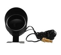 FOMIYES Manomètre Rond avec Affichage Numérique Voltmètre Automobile et Indicateur Température d'Eau avec Capteur 10 MM Compatible Camions Suv 4X4 Tableau de Bord Véhicule Électrique