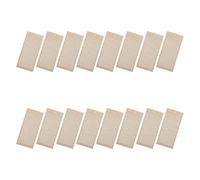 FOMIYES Marque-Pages en Bois à Broder au Point de Croix 16 Pièces, Plaques Vierges à Suspendre, Kit de Création pour Étudiants et Décoration Chambre