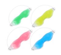 FOMIYES Masque Gel Yeux Lot De 4 Pièces Couleurs Variées Compresses Froides Et Chaudes Rafraîchissantes Masque Oculaire Pour Femmes Détente Contemplation Yoga