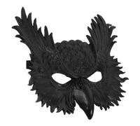 FOMIYES Masque Hibou Réaliste pour Bal Masqué Homme Vision Claire Adapté au Visage pour Fête d'Halloween et Carnaval