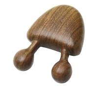 FOMIYES Masseur en Bois pour Massage des Points d'Acupuncture Visage, Outil Portatif Surface sans Bavure, Conçu pour Massage Visage et Détente