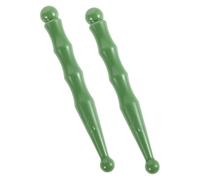 FOMIYES Masseur En Résine Visage Et Pieds 2 Pièces Bâtons De Massage Gua Sha Manuels Vert Turquoise Portable Acupression Relaxation Fatigue Oculaire Sommeil Amélioré Usage Maison Bureau Voyage