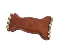 FOMIYES Masseur facial en bois de santal accessoires de massage masseur pour visage outil Body Gua Sha laiton Brun