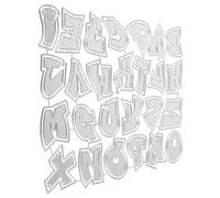 FOMIYES Matrices de Découpe Alphabet en Acier au Carbone Kit Tampons Lettres Majuscules pour Scrapbooking et Gaufrage Pochoirs Métalliques DIY pour Création Cartes et Loisirs Créatifs