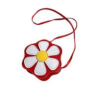 FOMIYES Mini- d'épaule à Fleurs Petite Fille Sacs à Main Filles Pochette pour Filles Portefeuille Sacs bandoulière à bandoulière Fille à Main Faux Cuir Rouge