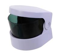 FOMIYES Mini Nettoyeur sans Fil Bijoux et Prothèses Dentaires, Machine à Vibration Compacte, Blanc, Nettoyage Rapide Usage Personnel et Professionnel