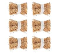 FOMIYES Miniature Meules de Foin 6 Pièces 2,5 CM pour Décoration de Table à Sable, Accessoires Maison de Poupée pour Projets Créatifs