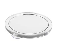 FOMIYES Miroir Grossissant De Maquillage Ventouse Diamètre 100 Mm Grossissement 30x Portable Compact pour Maison Et Voyage Couleur Argenté