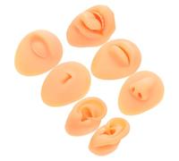 FOMIYES Modèle De Visage De Simulation Réaliste Pour La Pratique Du Piercing Ensemble De 7 Parties Du Corps En Silicone À Des Fins Daffichage Et De Formation