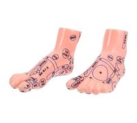 FOMIYES Modèle Pédagogique De Pied En Pvc Points D'acupuncture Détaillés, Paire Pour Massage Des Pieds Et Réflexologie, Pour Formation En Massage Et Soins Réflexes, Usage Professionnel Médical